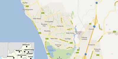 नक्शे के blouberg