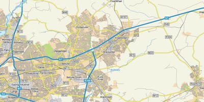 नक्शे के brackenfell केप टाउन