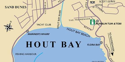 नक्शे के hout bay नक्शा केप टाउन