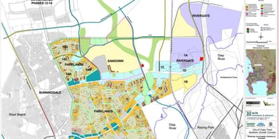 नक्शे के parklands केप टाउन 